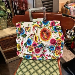 Large Floral Handbag